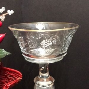 Blackberry Crystal Dip Bowl